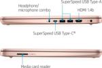 14" HD Laptop | Back to School Limited Edition with 1 Year Microsoft 365 | Intel Quad-Core Processor | 8GB RAM | 576GB Storage | Long Battery Life | Rose Gold | 512GB  P500 External SSD | Win 11 - Image 5