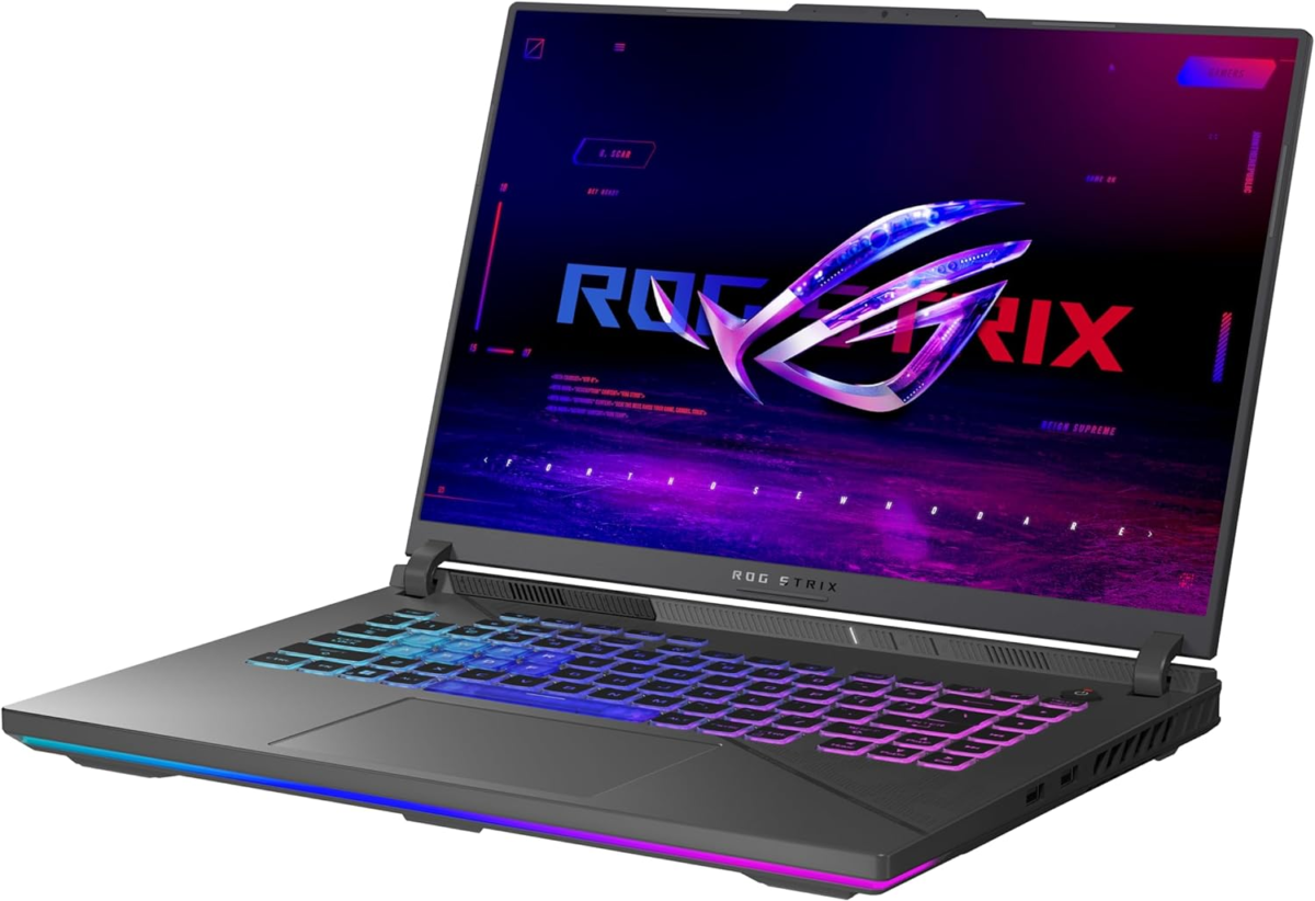 ROG Strix G16 (2024) Gaming Laptop, 16” ROG Nebula Display 16:10 QHD 240Hz, NVIDIA® Geforce RTX™ 4070, Intel® Core™ I9-14900Hx, 16GB DDR5-5600, 1TB Pcie Gen4 SSD, Wi-Fi 6E, Win 11, G614JIR-AS94 - Image 1