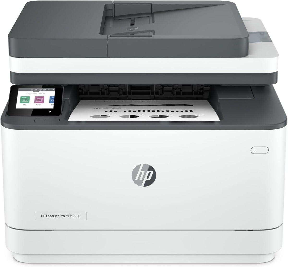 Laserjet Pro MFP 3101Fdw Wireless Black & White All-In-One Laser Printer, Scanner, Copier, Fax, Best-For-Office (3G628F) - Image 1