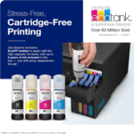 Ecotank ET-2800 Wireless Color All-In-One Cartridge-Free Supertank Printer with Scan and Copy Â€“ the Ideal Basic Home Printer - Black, Medium - Image 2