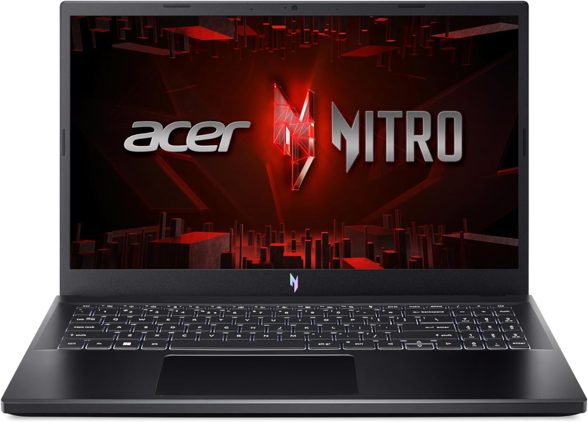 Nitro V Gaming Laptop | Intel Core I5-13420H Processor | NVIDIA Geforce RTX 4050 Laptop GPU | 15.6" FHD IPS 144Hz Display | 8GB DDR5 | 512GB Gen 4 SSD | Wifi 6 | Backlit KB | ANV15-51-51H9 - Image 1
