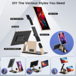 Laptop Screen Extender, 15.6'' Laptop Monitor Extender with 86% NTSC FHD 1080P Display, Detachable Triple Portable Monitor Compatible with Windows/Mac/Dex/Chrome, Also Works with Desktop/Mini PC - Image 5