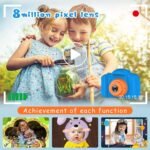 Upgrade Kids Selfie Camera, Christmas Birthday Gifts for Boys Age 3-9, HD Digital Video Cameras for Toddler, Portable Toy for 3 4 5 6 7 8 Year Old Boy with 32GB SD Card-Navy Blue - Image 6