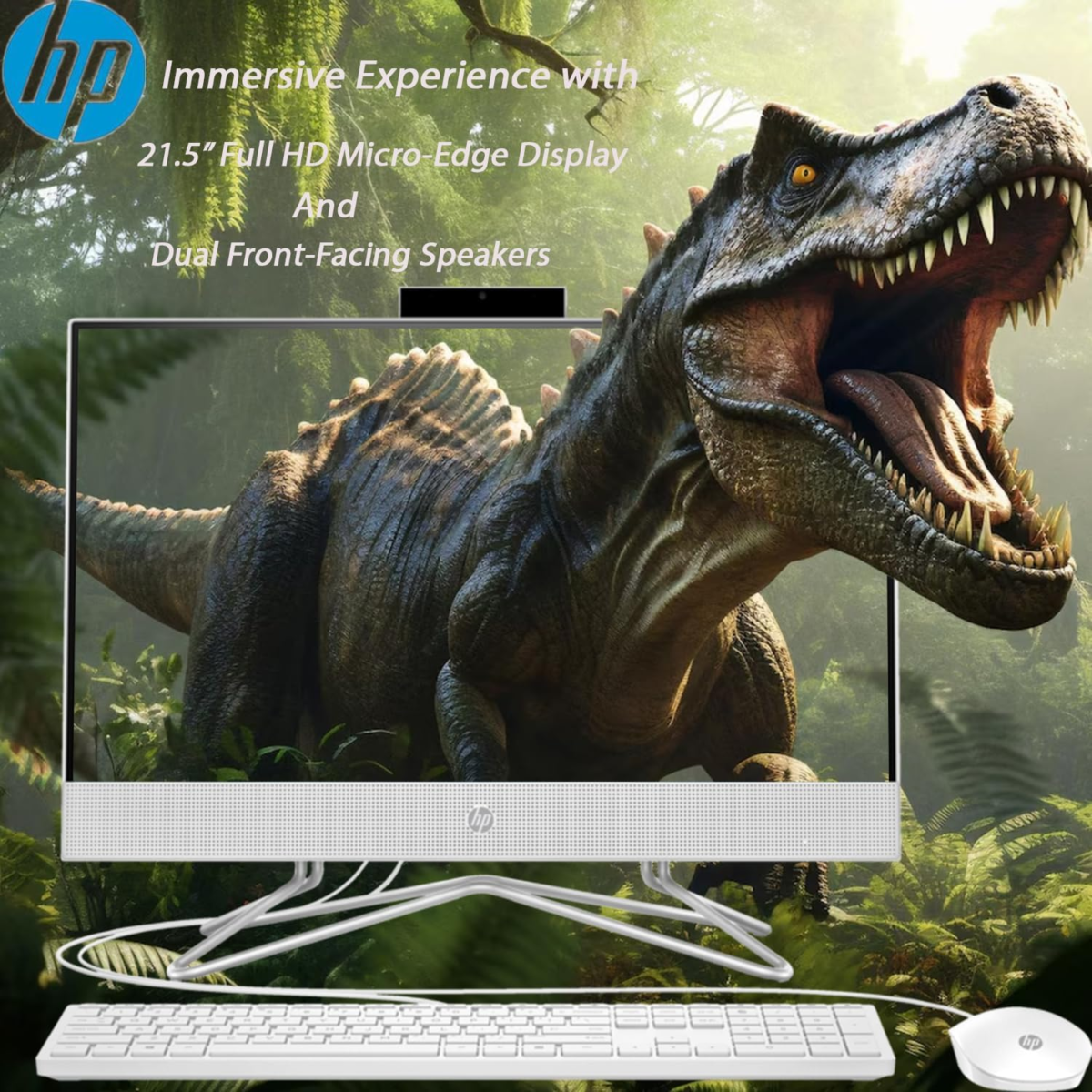 All-In-One Desktop Computer | 2024 Model | 21.5" FHD 1920 X 1080 | 20GB RAM | 1TB Storage (512GB Pcie SSD + 512GB External Hard Drive) | Wired Keyboard & Mouse | Intel Processor | Windows 11 Pro - Image 2