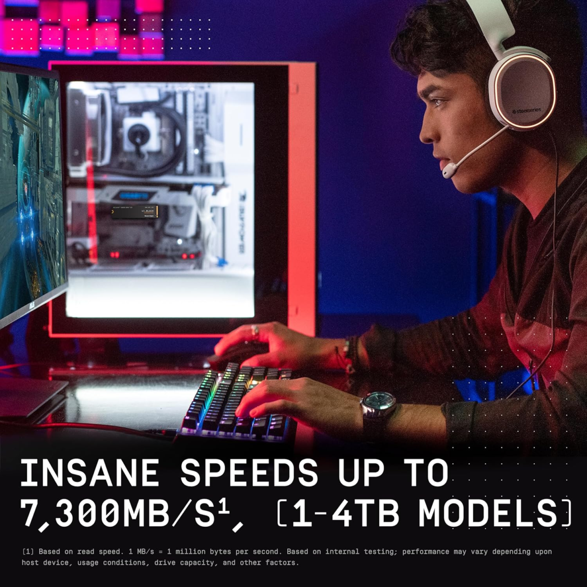 2TB SN850X Nvme Internal Gaming SSD Solid State Drive - Gen4 Pcie, M.2 2280, up to 7,300 Mb/S - WDS200T2X0E - Image 2