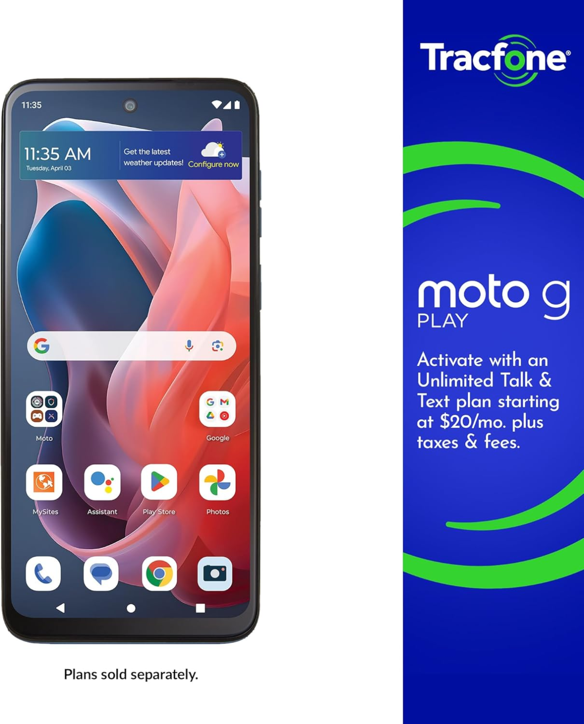 | Motorola Moto G Play 2024 | Locked | 64GB | 5000Mah Battery | 50MP Quad Pixel Camera | 6.5-In. HD+ 90Hz Display | Sapphire Blue - Image 2