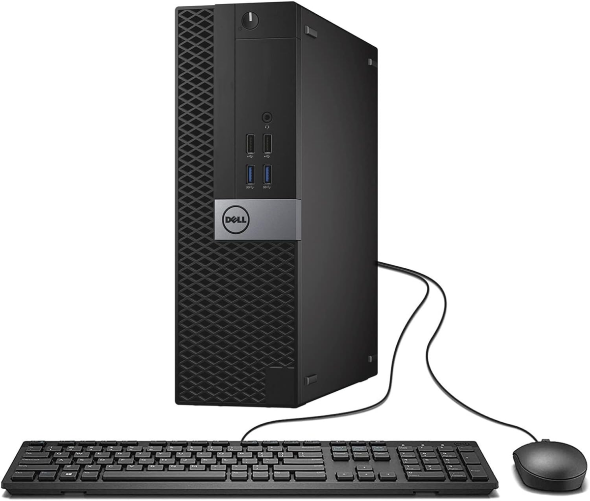 Dell Optiplex 7040 Business SFF Computer Small Tower PC (Intel Core I5-6500, 16GB Ram, 256GB SSD, DVD-RW, Wifi) Win 10 Pro (Renewed) - Image 1