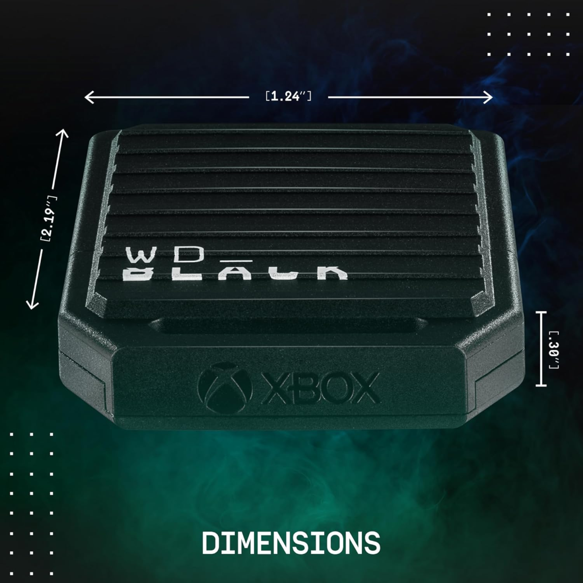 1TB C50 Expansion Card, Officially Licensed for Xbox – Quick Resume, Plug & Play, Nvme SSD Expansion for Xbox Series X|S Gaming Consoles - WDBMPH0010BNC-WCSN - Image 2
