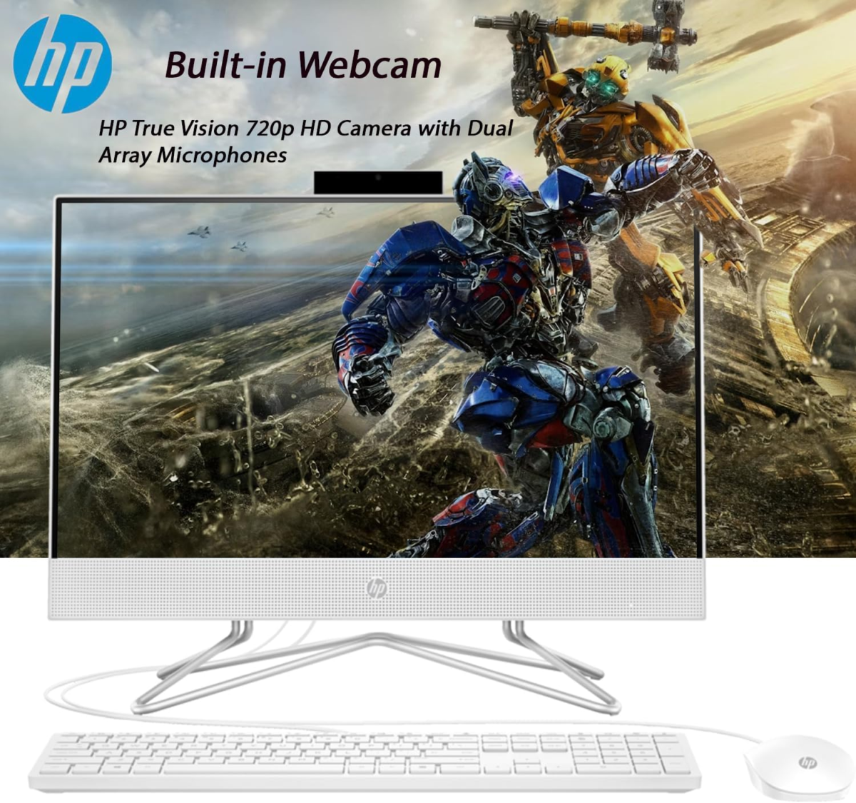 All-In-One Desktop Computer | 2024 Model | 21.5" FHD 1920 X 1080 | 20GB RAM | 1TB Storage (512GB Pcie SSD + 512GB External Hard Drive) | Wired Keyboard & Mouse | Intel Processor | Windows 11 Pro - Image 4