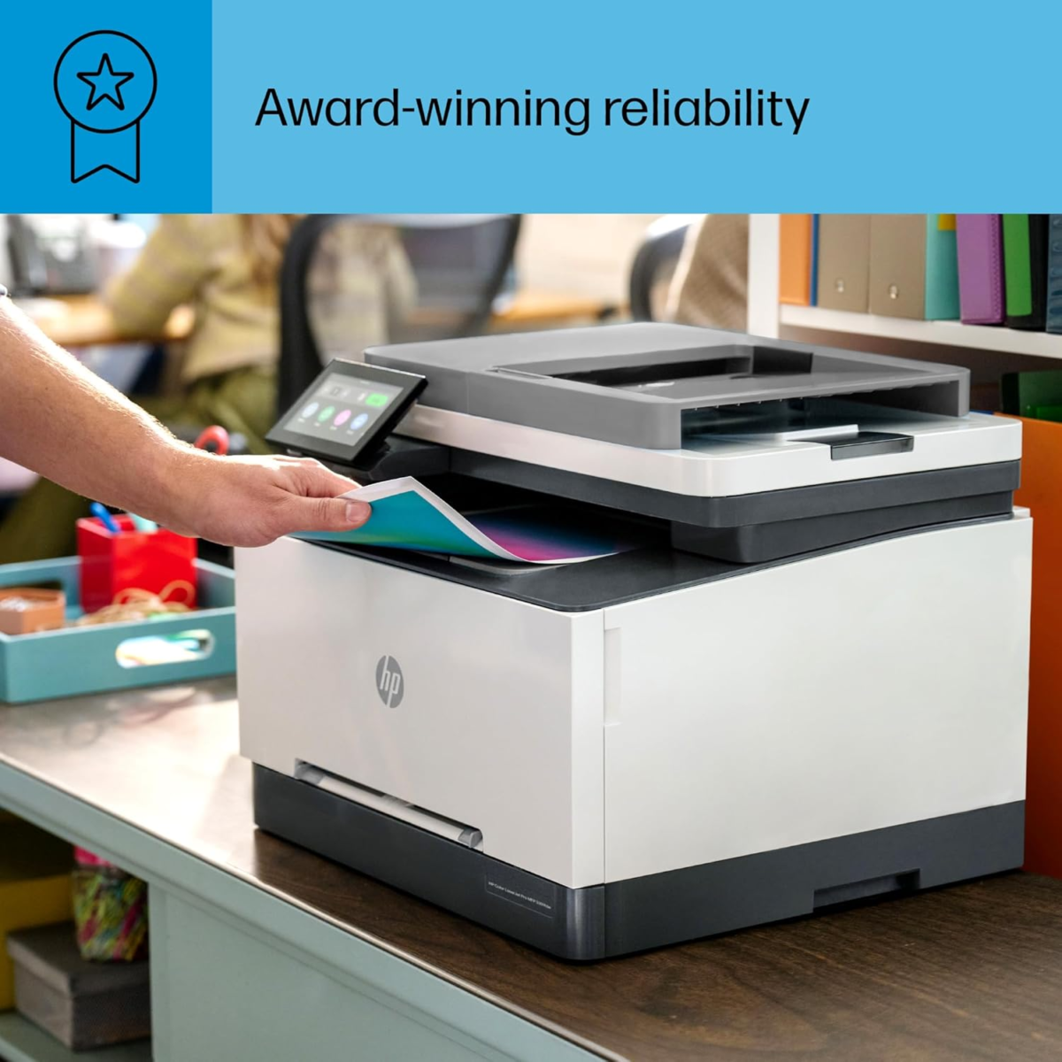 Color Laserjet Pro MFP 3301Fdw Wireless All-In-One Color Laser Printer, Office Printer, Scanner, Copier, Fax, ADF, Duplex, Best-For-Office (499Q5F) - Image 9