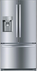 26Cu.Ft. French Door Refrigerator with Ice & Water Dispenser, Stainless Steel