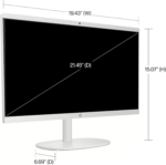 All-In-One Desktop Computer - with Office 2024 Lifetime & 8 in 1 CD/DVD Drive, 21.5" FHD Display, HD Webcam, Wifi 6, Intel Celeron J4025, Win 11 Pro & Computer Accessories (16 GB RAM | 512 GB SSD) - Image 4