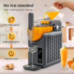 Slushie Machine, No Ice Needed, 68 Oz  Slushy Machine for Home with Self-Cleaning Function, Professional Frozen Drink Maker, 5 Preset Programs, Frozen Margaritas, Frappés, Milkshake, and More - Image 2