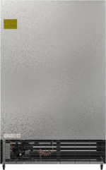 - MDR-2GD-35C 45" Commercial Glass 2 Door Display Refrigerator Merchandiser - Upright Beverage Cooler with LED Lighting - 35 Cu. Ft, Black - Image 8