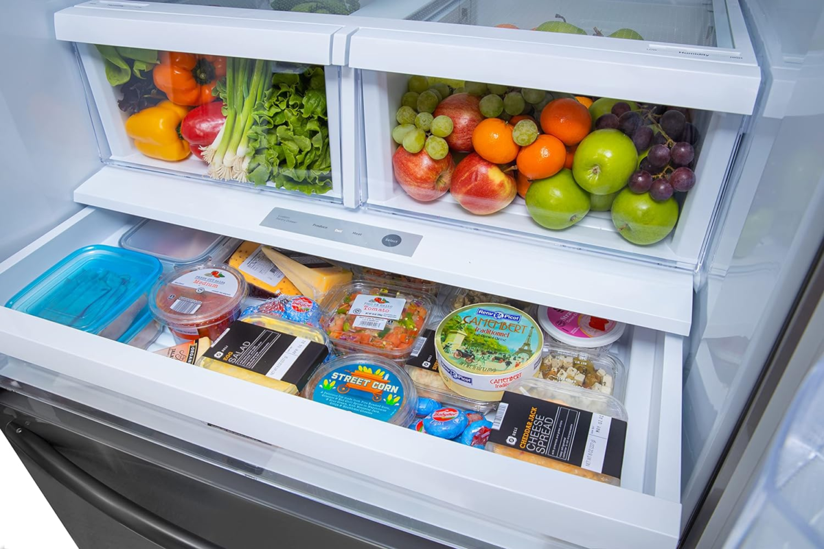 26Cu.Ft. French Door Refrigerator with Ice & Water Dispenser, Stainless Steel - Image 5